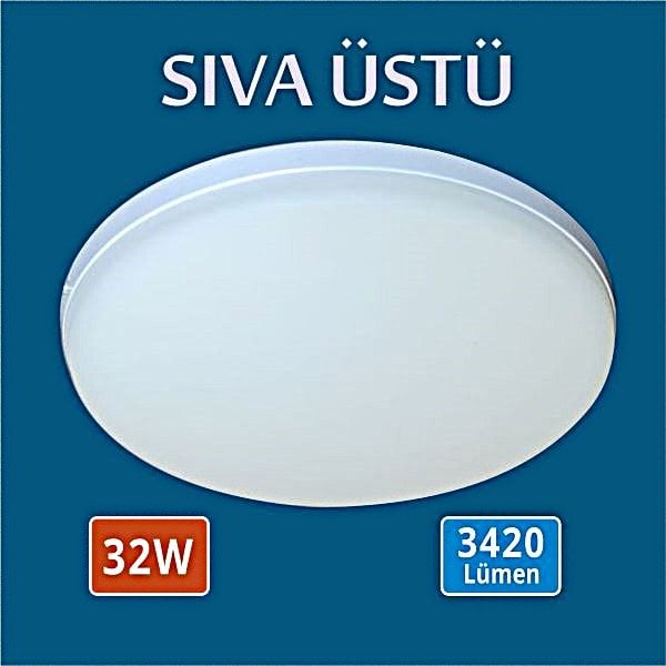 SıvaÜstü Çerçevesiz Led Panel 32W