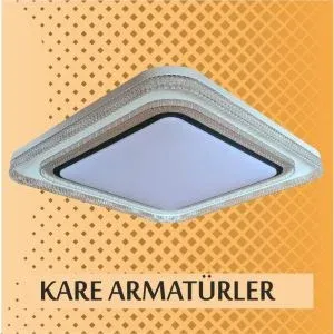 Kare Sıva Üstü Led Panel Armatür