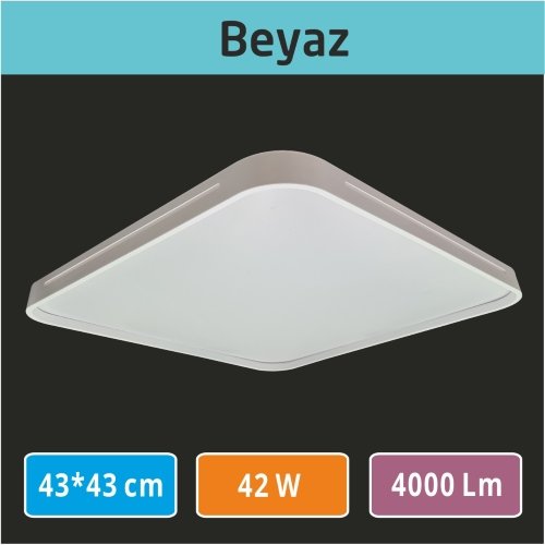 Sıva Üstü Led Panel 43x43 Beyaz | Uygun Fiyat-Üstün Kalite
