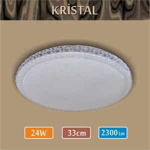 Sıva Üstü Led Panel 24W Kristal