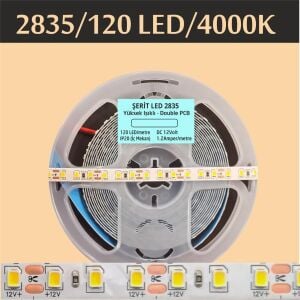 2835 Şerit Led 120 Led 4000K