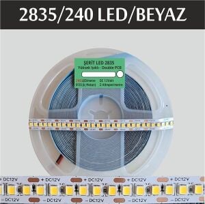 2835 Şerit Led 240 Led Beyaz