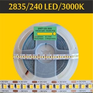 2835 Şerit Led 240 Led 3000K