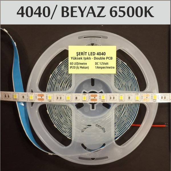 4040 Şerit Led Beyaz 6500K