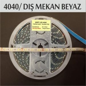 4040 Şerit Led Dış Mekan Beyaz