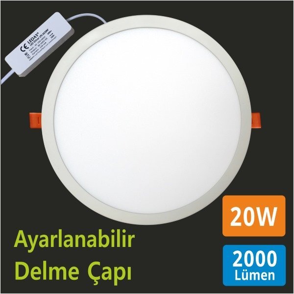 20W Ayarlı Led Spot Günışığı