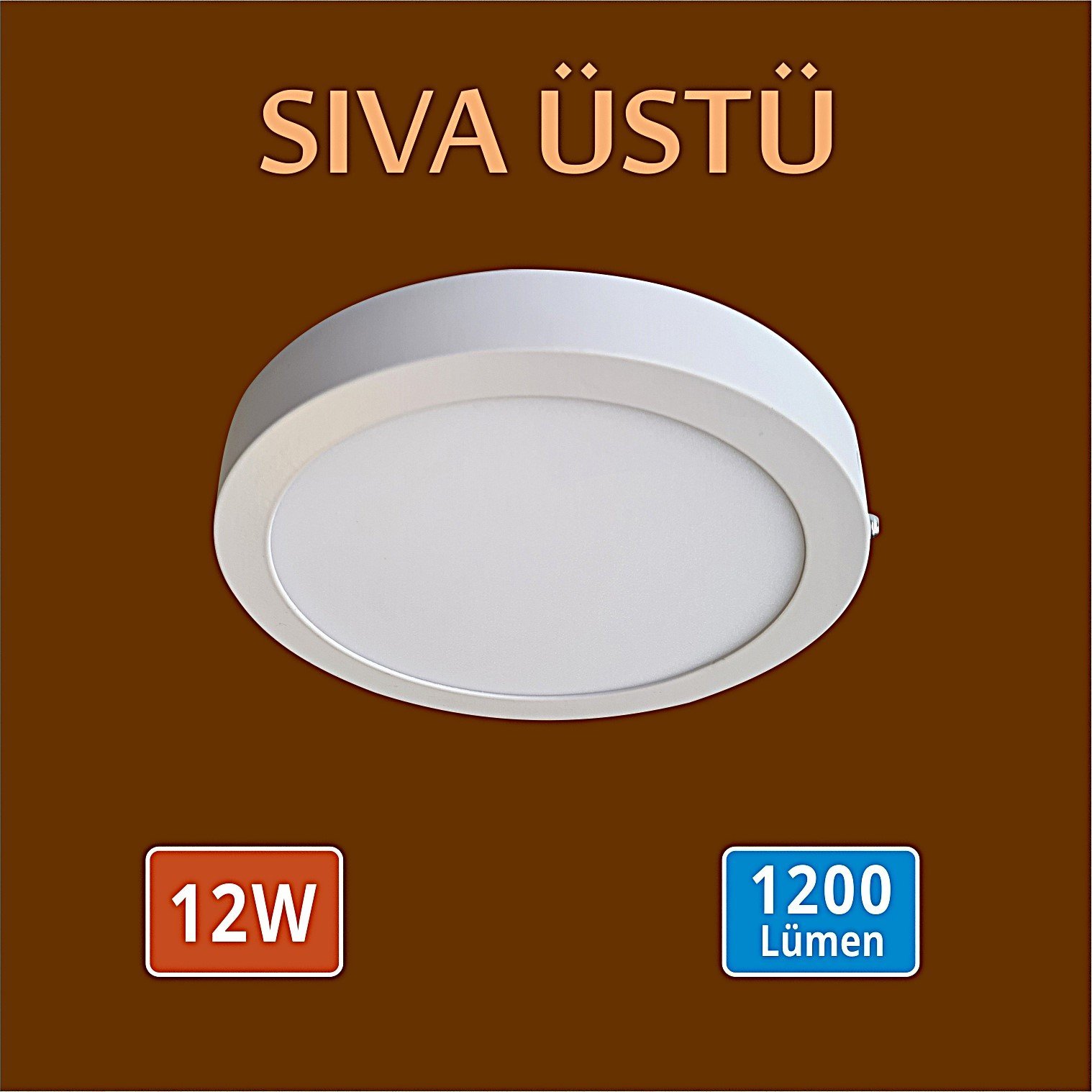 12W Sıva Üstü Led Spot