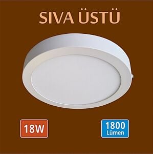 18W Sıva Üstü Led Spot