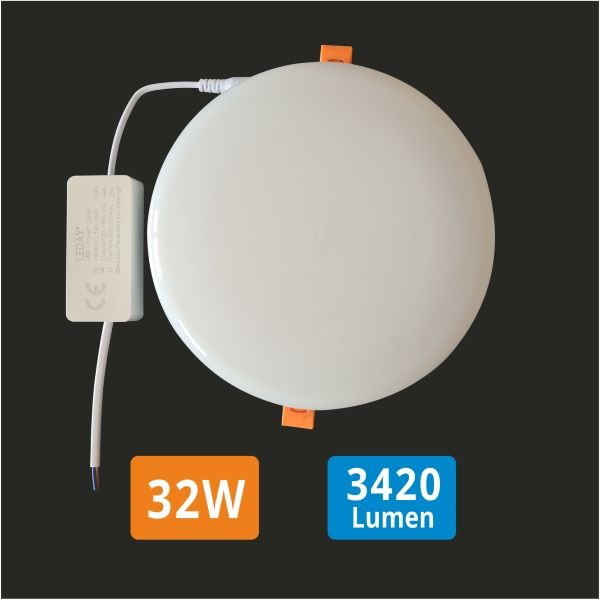 LED Panel LEDライト 32W Çerçevesiz Ayarlı Led Panel | Uygun Fiyat-Üstün Kalite