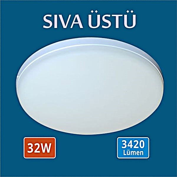 SıvaÜstü Çerçevesiz Led Panel 32W | Uygun Fiyat-Üstün Kalite
