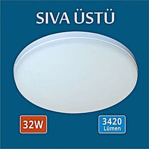 SıvaÜstü Çerçevesiz Led Panel 32W
