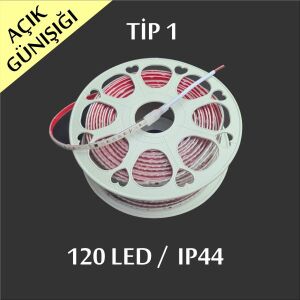 220V Şerit Led Tip1 Açık Günışığı
