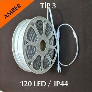 220V Şerit Led Tip 3 Amber