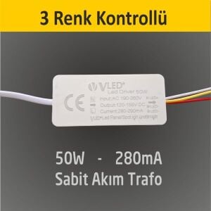 50W 3 Renk Avize Trafosu