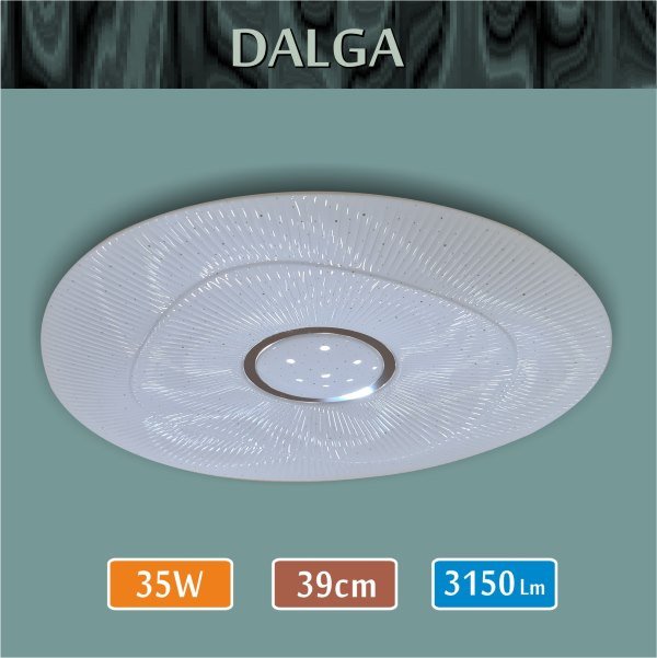 le7elsページ Sıva Üstü Led Panel 35W Dalga | Uygun Fiyat-Üstün Kalite