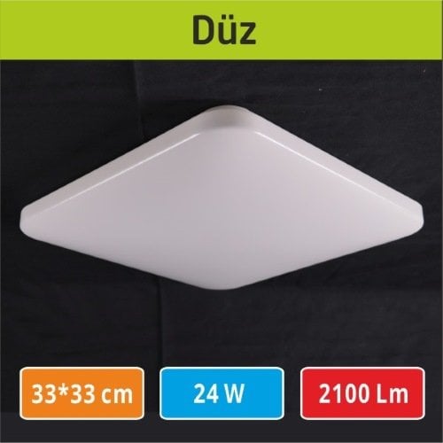 Sıva Üstü Led Panel 33x33 Düz 6500K Beyaz