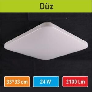 Sıva Üstü Led Panel 33x33 Düz 6500K Beyaz