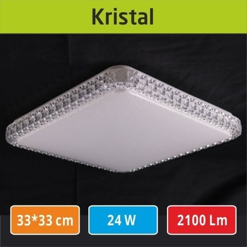 Sıva Üstü Led Panel 33x33 Kristal
