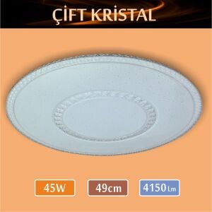 Sıva Üstü Led Panel Çift Kristal