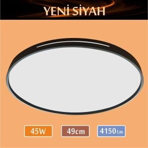 Sıva Üstü Led Panel 45W YeniSiyah