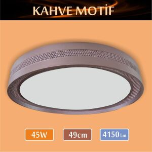 Sıva Üstü Led Panel Kahve Motif