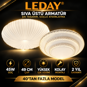 Sıva Üstü Led Panel 45W Modern