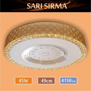 Sıva Üstü Led Panel 45W SarıSırma