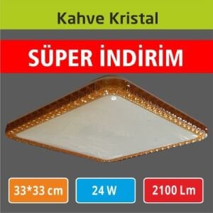 Sıva Üstü Led Panel 33x33 Kahve