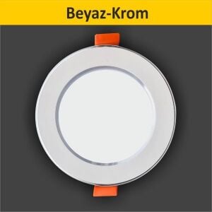 3 Renk Spot - Beyaz Krom 180 Adet