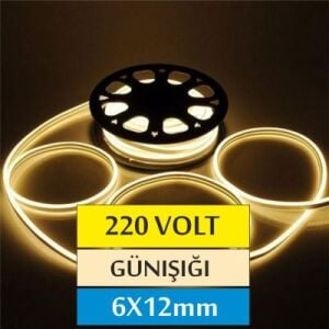 220 Volt Neon Led Günışığı 6x12mm