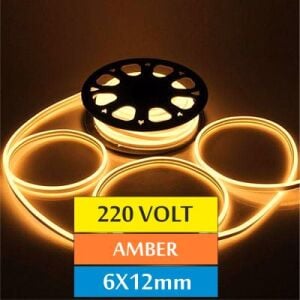220 Volt Neon Led Amber 6x12mm