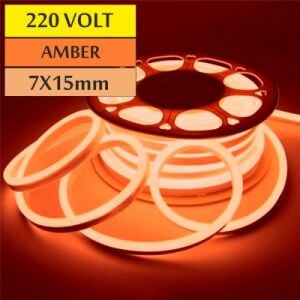 220 Volt Neon Led Amber 7x15mm