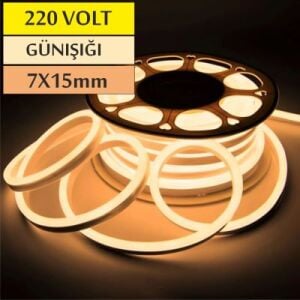 220 Volt Neon Led Günışığı 7x15mm