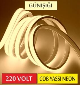 COB YASSI NEON LED 220V - Günışığı 3000K
