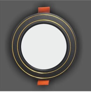 6W Led Spot - Siyah Gold Çizgi 6500K