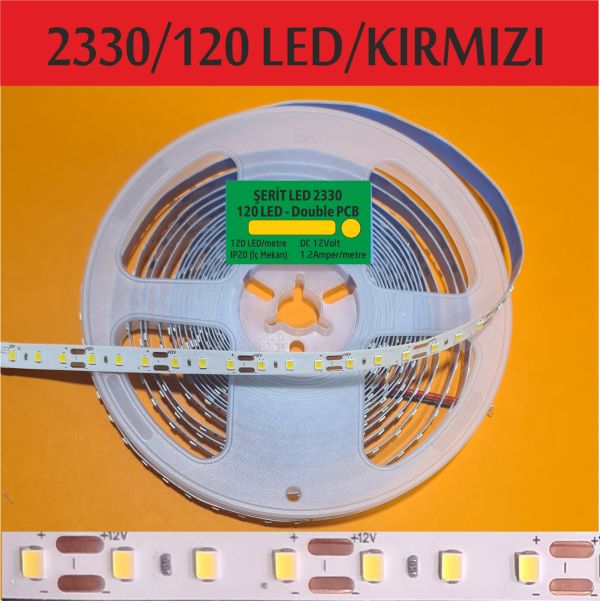 120 Led 2330 Şerit Led KIRMIZI
