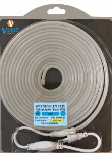220 Volt Neon Led 6x12 mm (5 metre) MAVİ