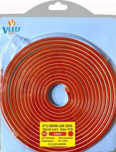 12 Volt Neon Led Kırmızı (5 Metre)
