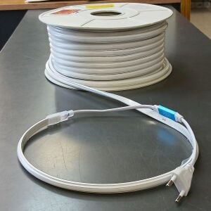 COB Yassı Neon Şerit Led 220 Volt  - Amber